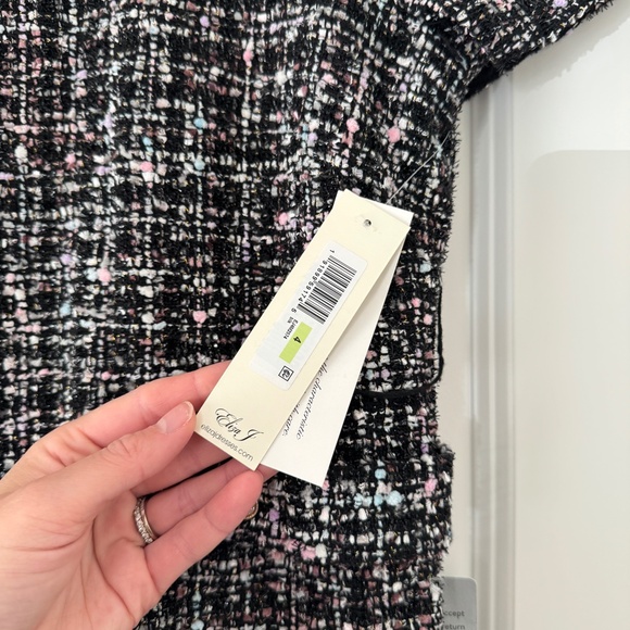 Eliza J Bouclé Shift Holiday Dress - Picture 4 of 10